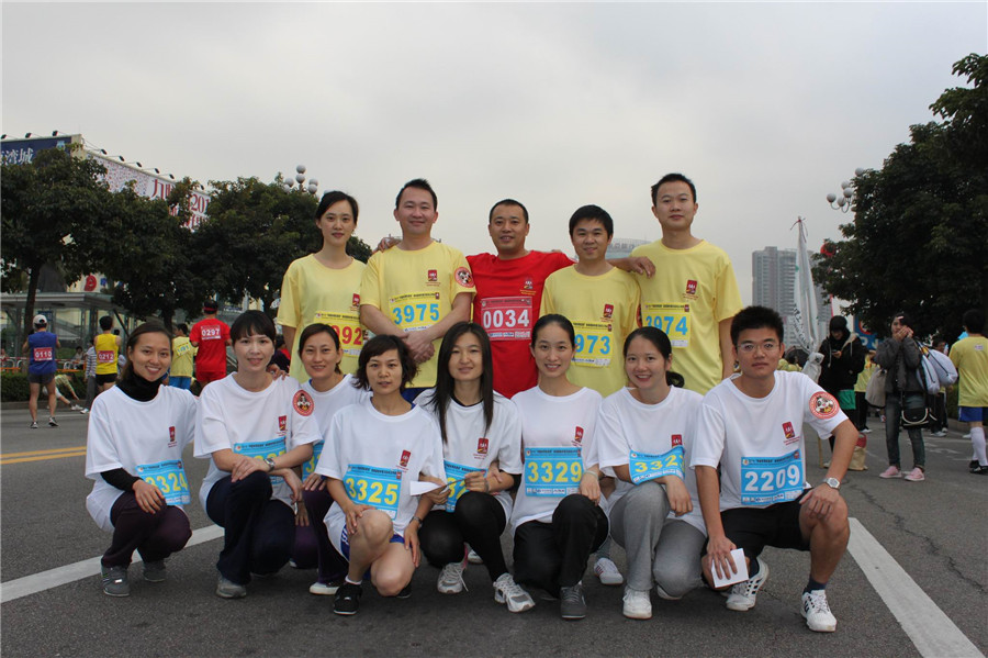 珠海順益健兒挑戰(zhàn)馬拉松
